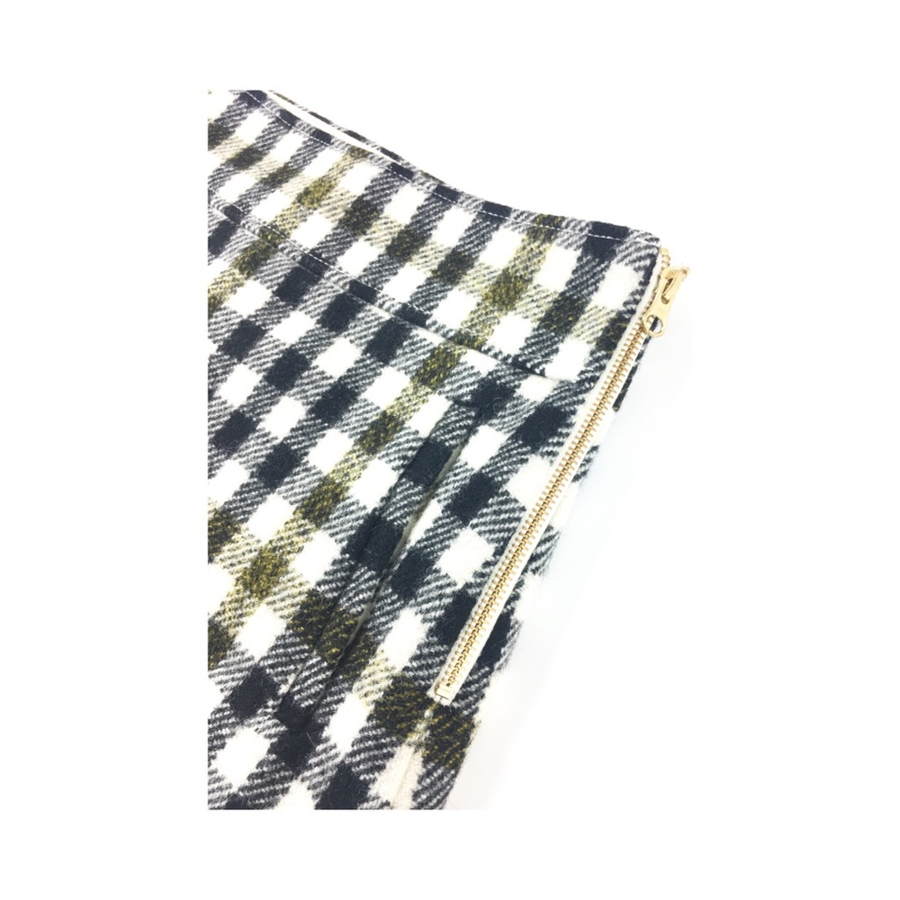 J. Crew • Oxford Check Mini-Skirt - Picture 3 of 6